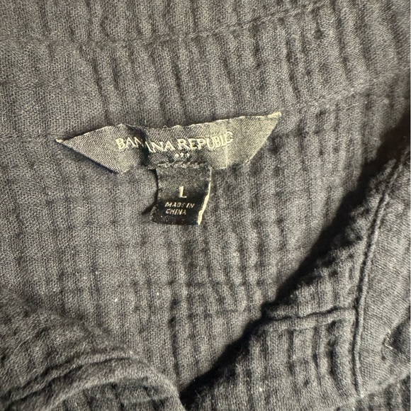 Banana Republic Tops - SOLD Banana Republic Black Button-Up Shirt SOLD